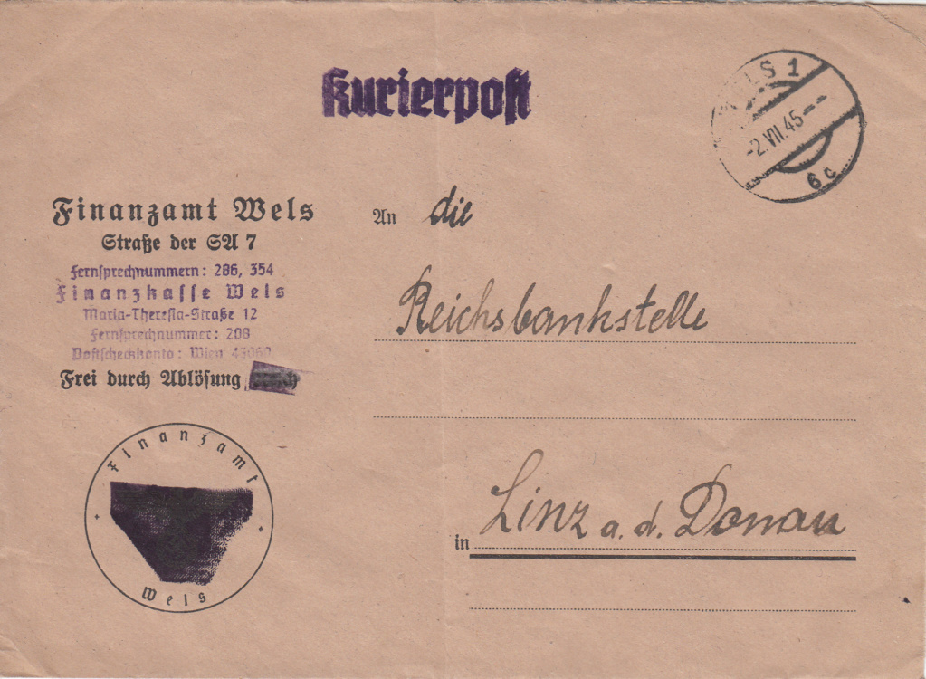 nach - Kurierpost Österreich nach 1945 Img27