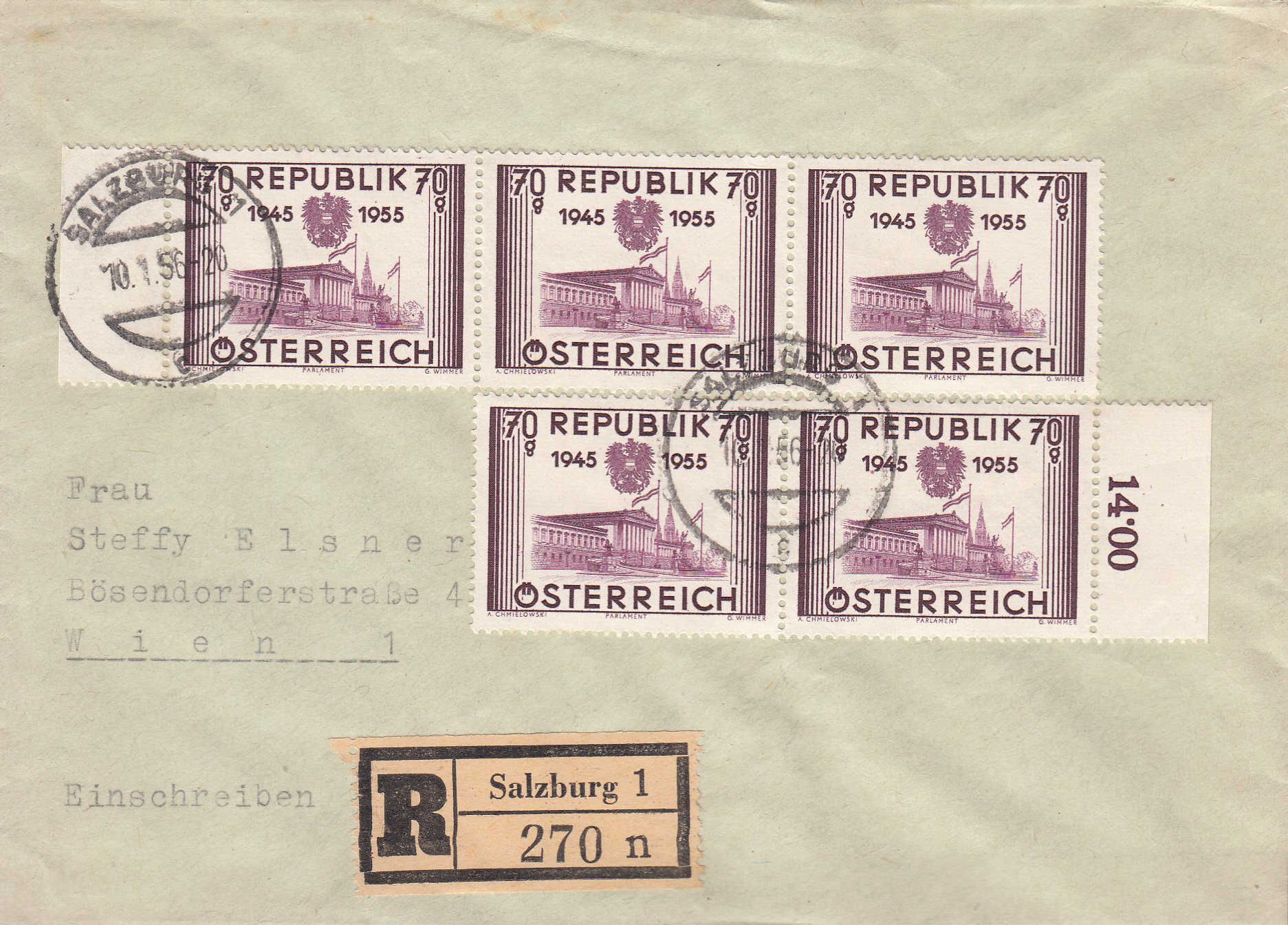 stempel - Sammlung Bedarfsbriefe Österreich ab 1945 - Seite 14 Img283