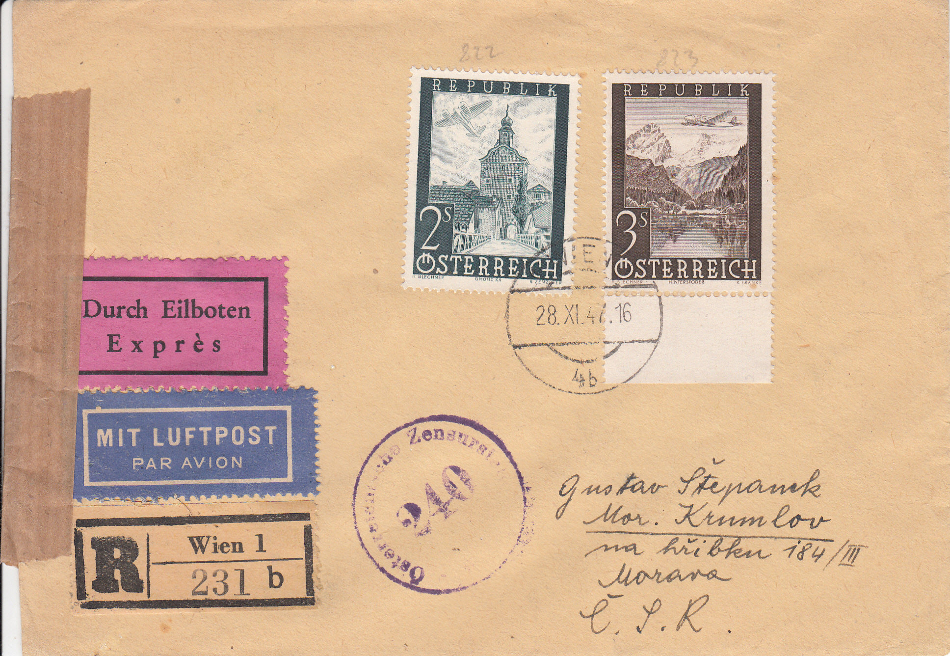 Flugpostausgabe 1947 Img284