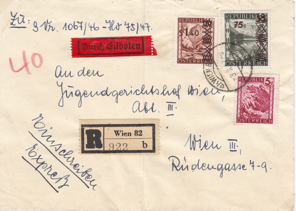 Osterreich - Sammlung Bedarfsbriefe Österreich ab 1945 - Seite 11 Img91