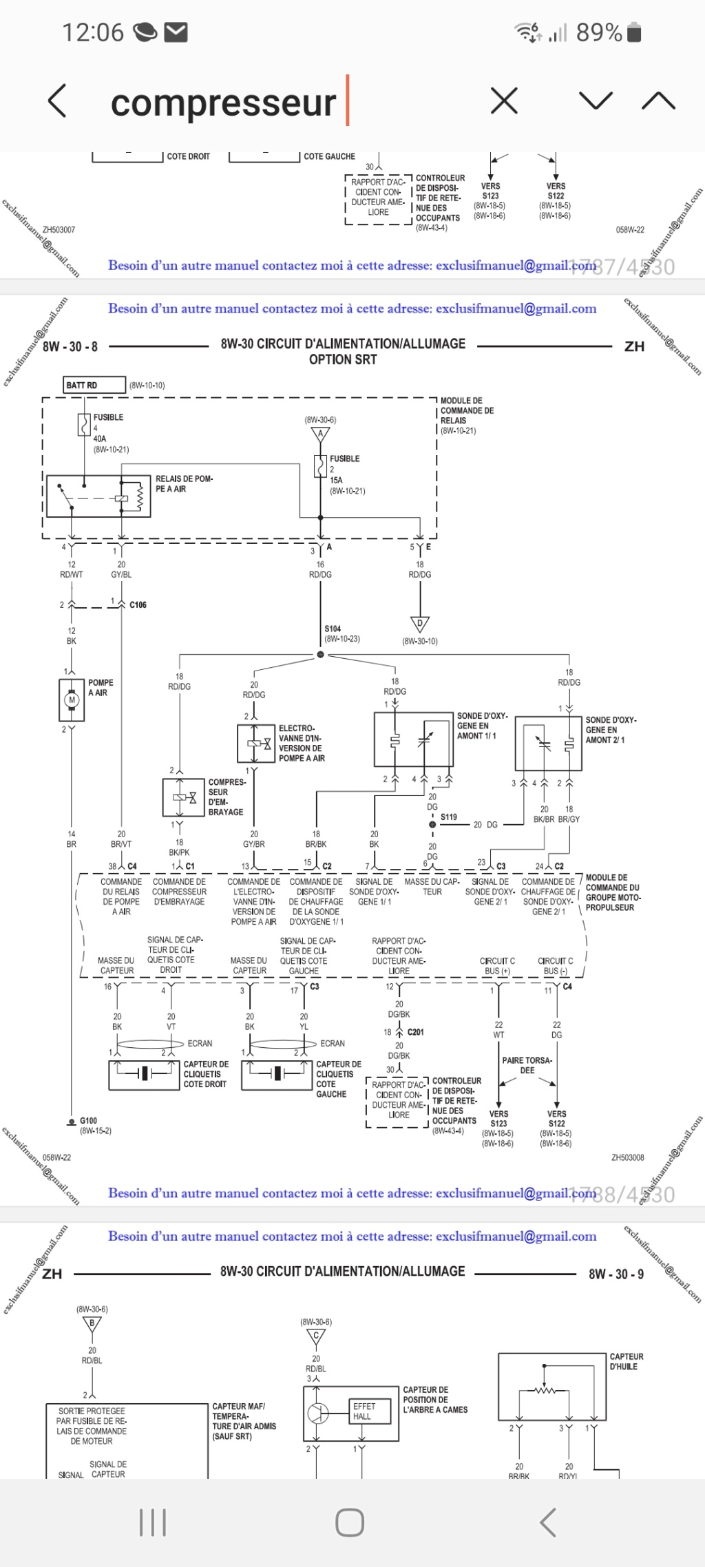 [SRT6] - Compresseur - Pompe auxiliaire - Perte de puissance importante - Page 2 Screen11