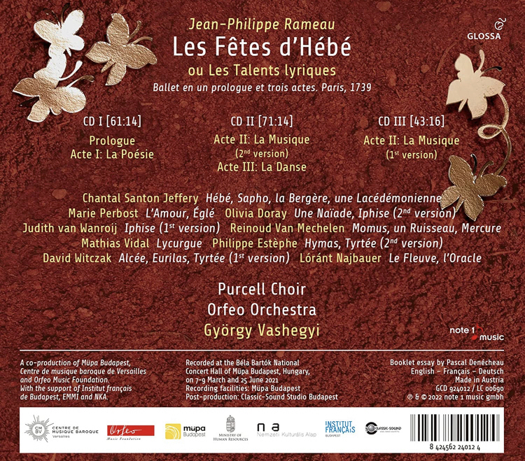 Rameau - Les Fêtes d'Hébé ou les Talens Lyriques 9e7dcb10