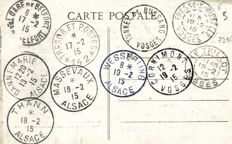 TUNNEL DE BUSSANG timbre à date Cachet13