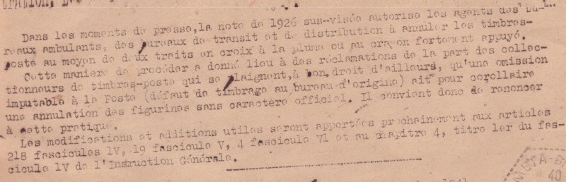 Annulation de figurine avant 1905 ou griffe linéaire avant 1926 Note_a10