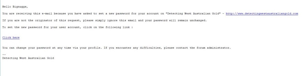 Forum members cannot reset forgotten password  Email10