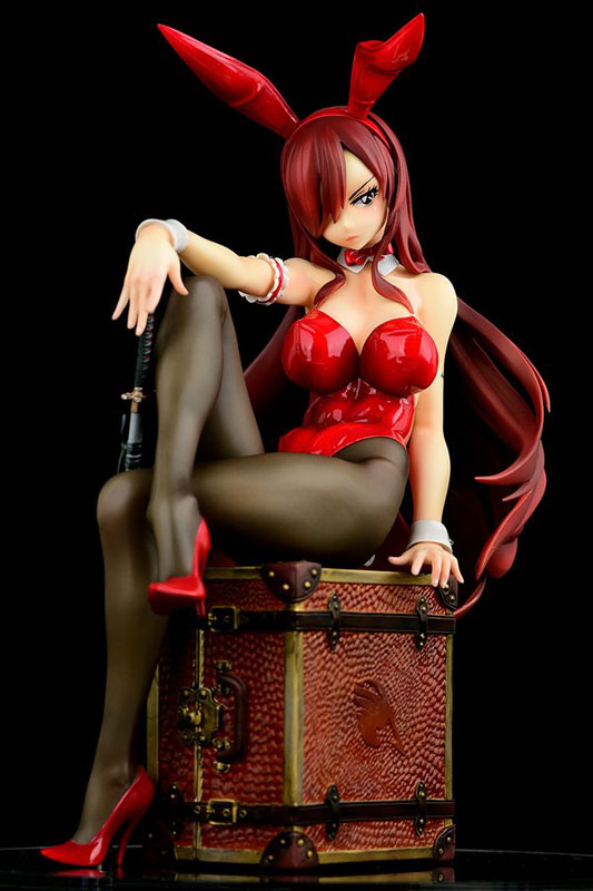 Fairy tail erza scarlet bunny girl type rosso.  15552910