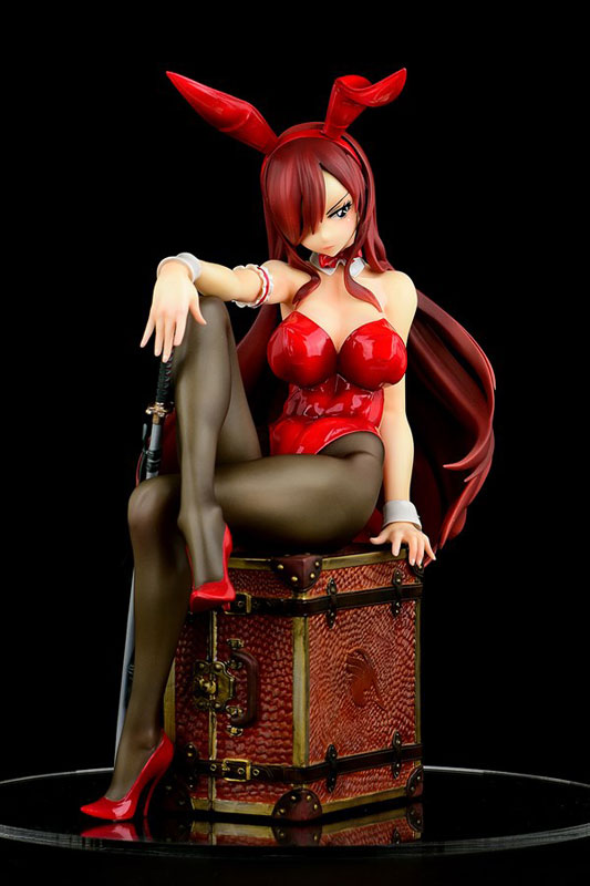 Fairy tail erza scarlet bunny girl type rosso.  15552911