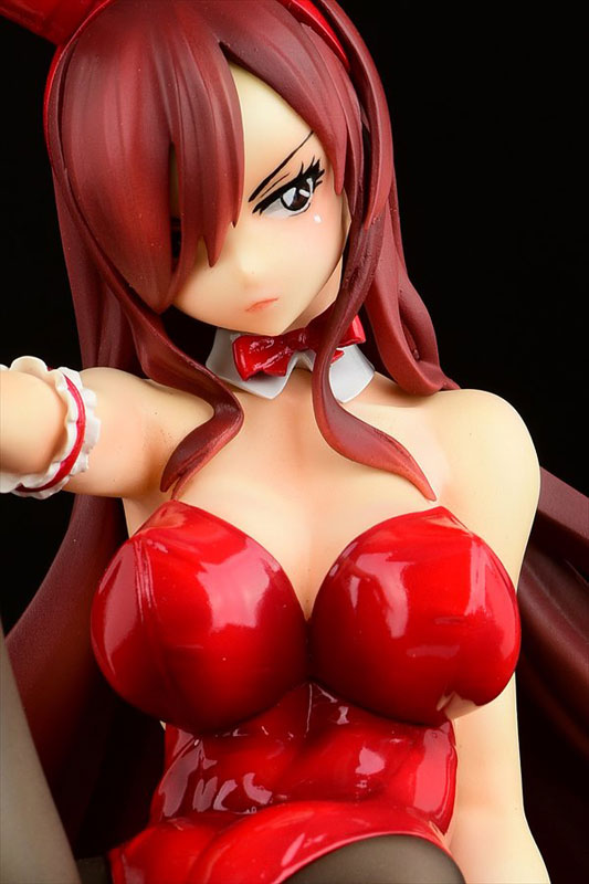 Fairy tail erza scarlet bunny girl type rosso.  15552934