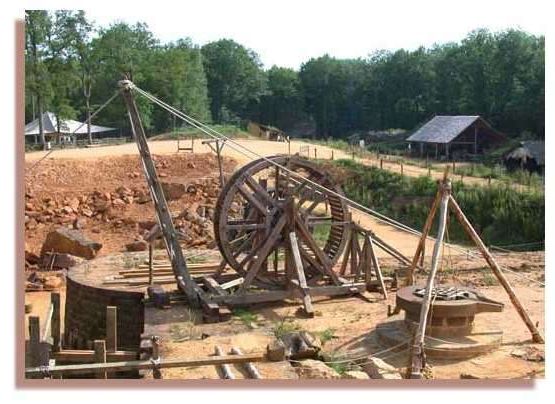 Grue médiévale_château de Guédelon_1/72e Moyag_12