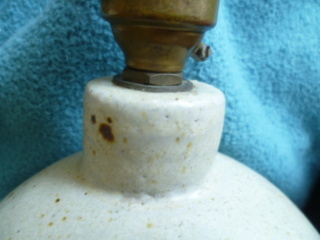 11.5'' Stoneware Lampbase - Impressed mark P1570812