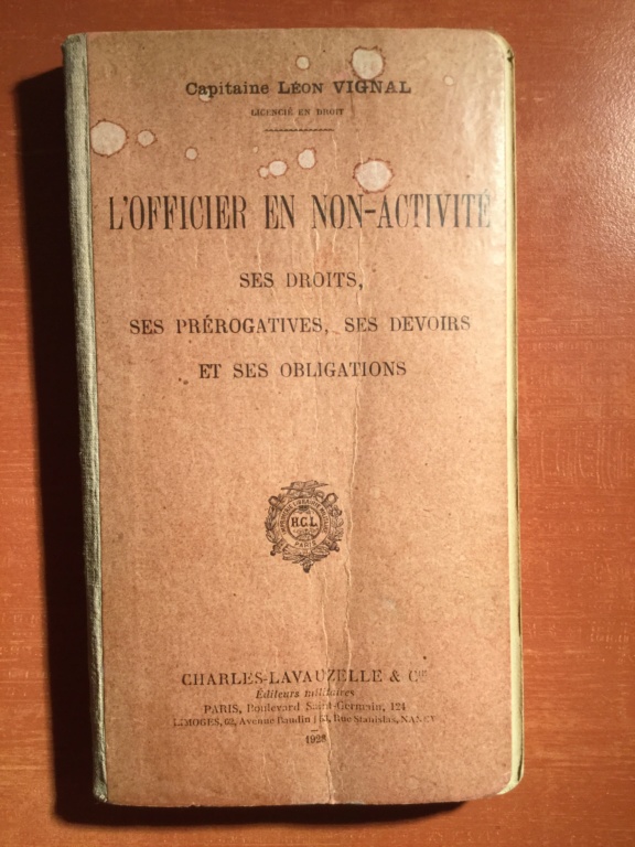 L’officier en non-activité - Edition 1928 379c0410
