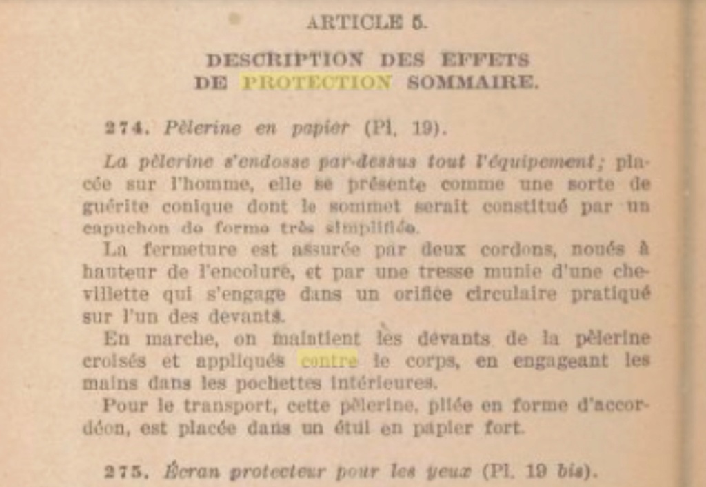 Protections individuelles: pèlerine et ecrans Screen32