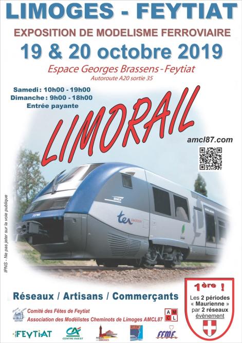  Expo Limorail 19 & 20 Octobre 2019 Feytiat Affich17