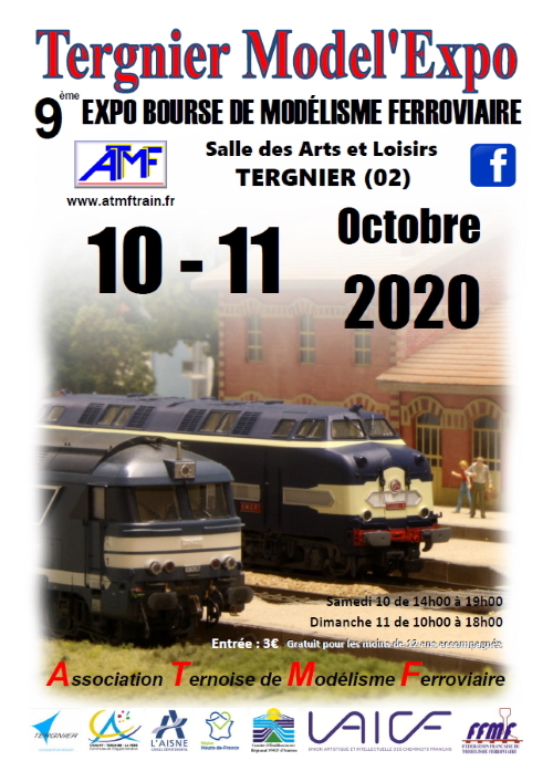 (10) - Octobre 2020 : 10 et 11 : Exposition-Bourse à TERGNIER 02700. Expo_t10