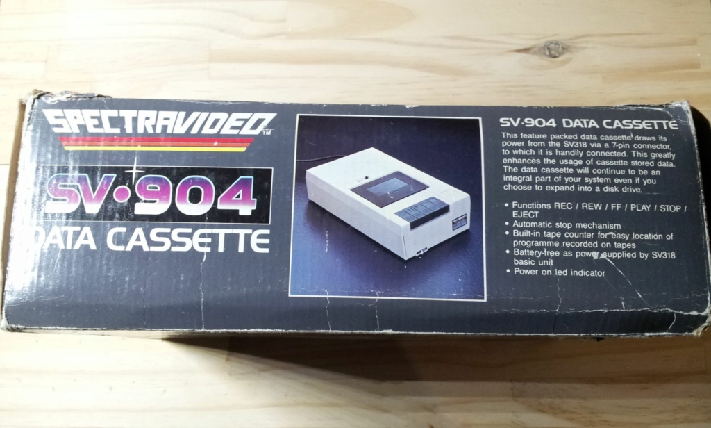 [VDS] Magnétophone SpectraVideo S904 Data Cassette en boîte 20010972