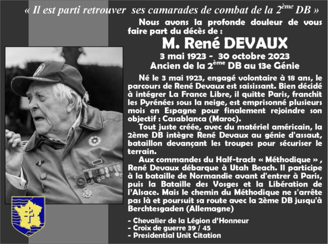 René DEVAUX / 13ème Génie / 1923-2023 40013310