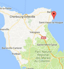 St-Vaast et Cherbourg à Paris Carte-10
