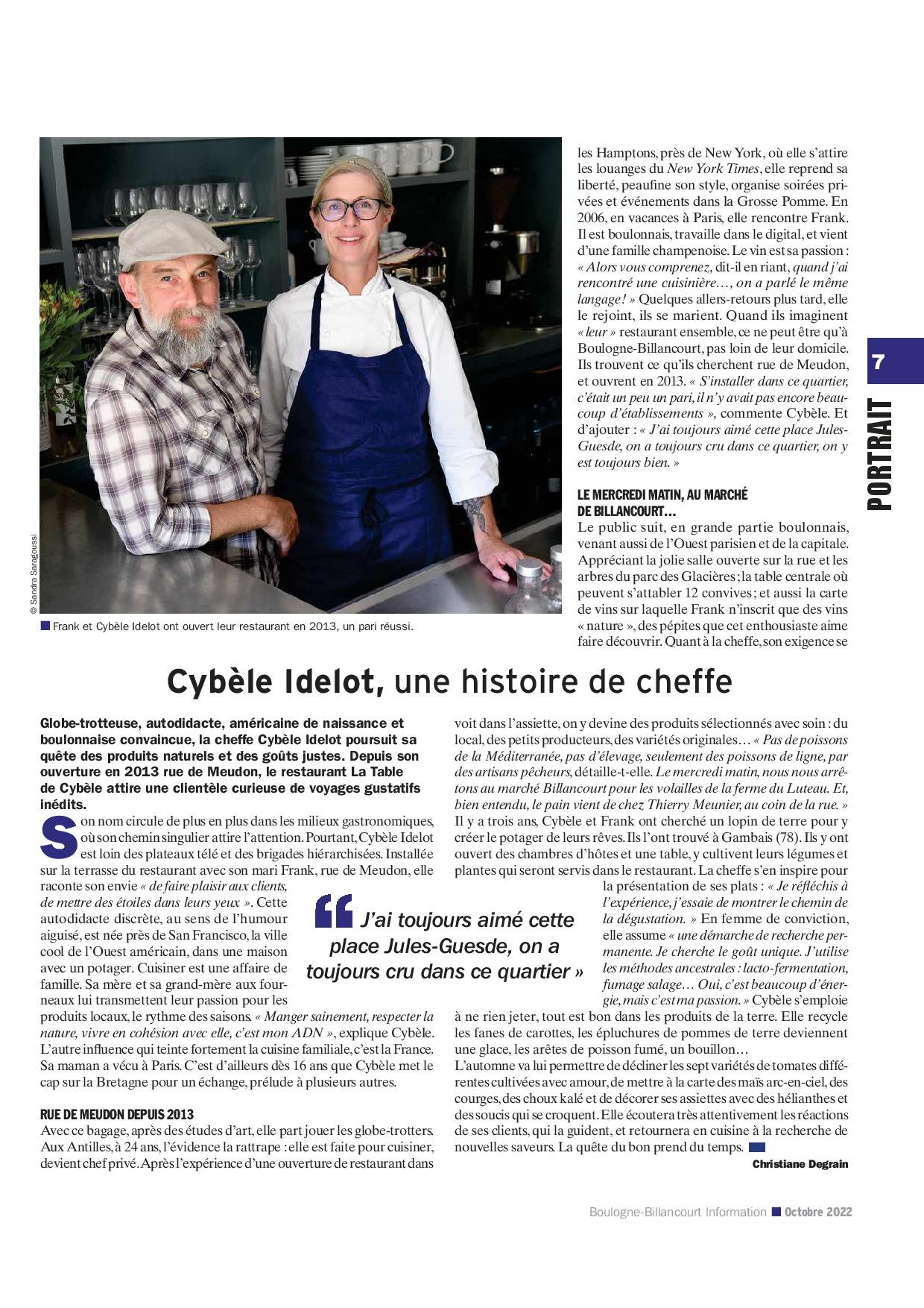 Restaurant La Table de Cybèle Bbi_2068