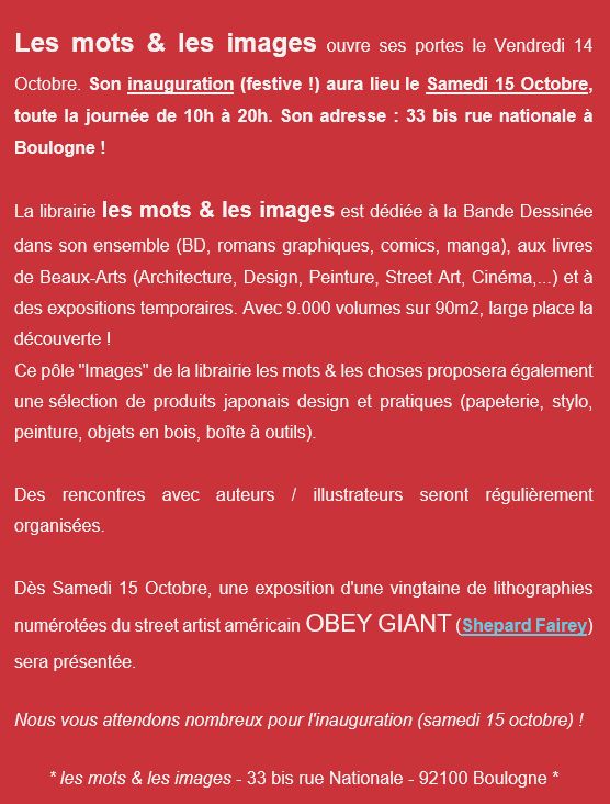 Librairie Les mots et les Images Clip4307