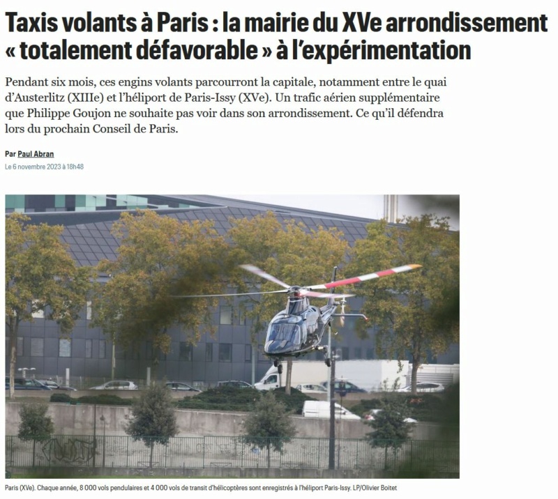 Nuisances liées à l'héliport de Paris - Issy-les-Moulineaux Clip4985