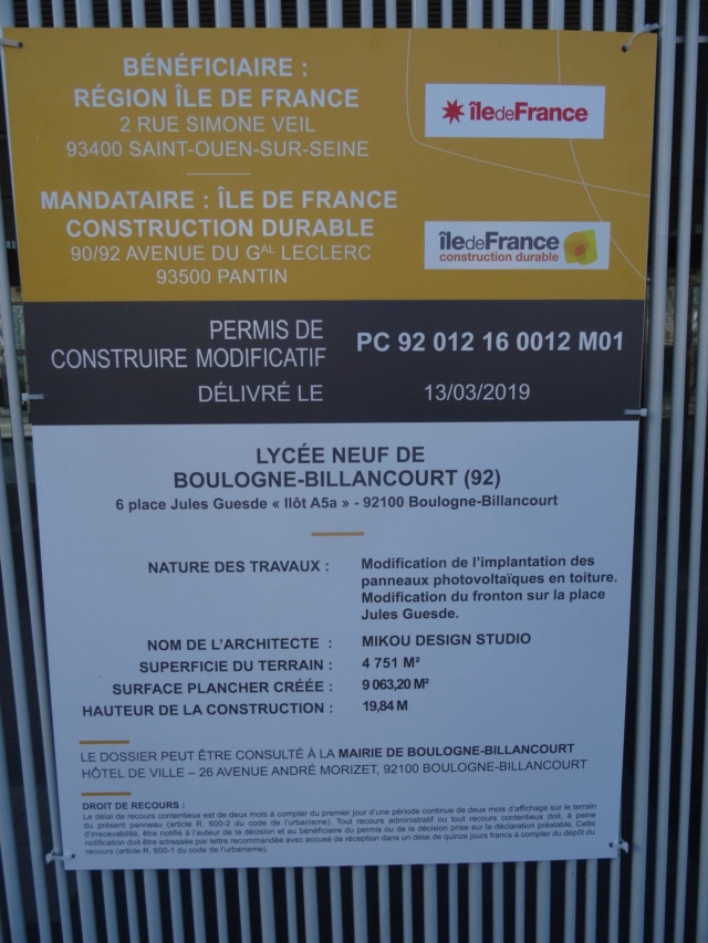 boulognebillancourt - Informations sur le lycée Simone Veil (anciennement lycée du trapèze) Dsc02334