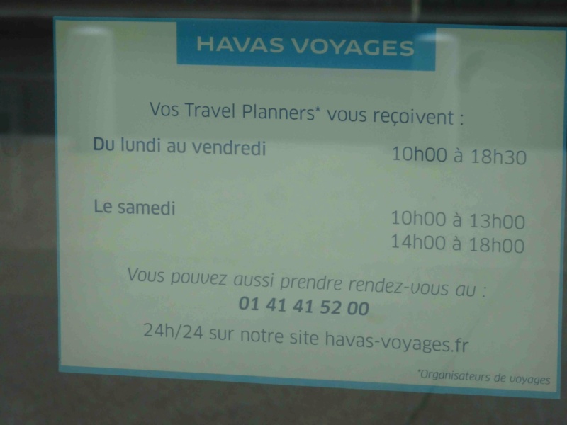 Agence de voyages - Havas Voyages Dsc03913