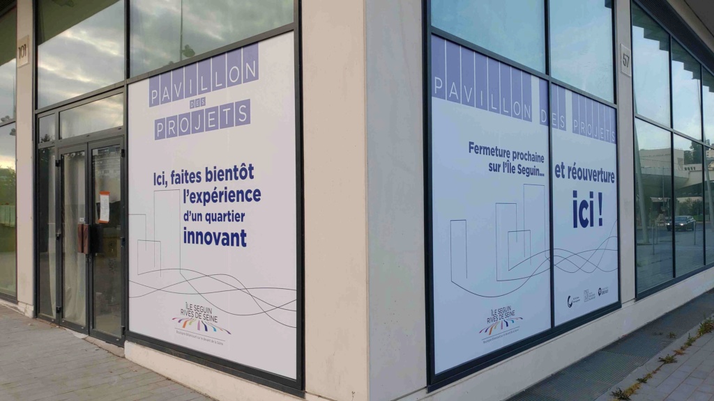Pavillon d'informations de la SAEM / pavillon des projets de la SPL Val de Seine Aménagement P_201939