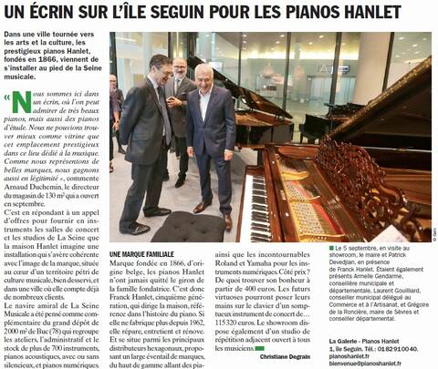 Magasin d'instruments de musique - Pianos Hanlet