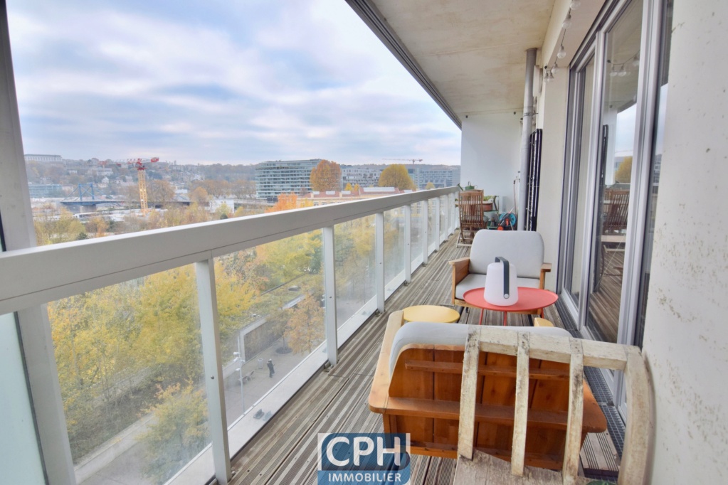 Vente appartement 5p 120 m2 + 26 m2 de balcon - 5e étage plein sud vue dégagée sur parc et Seine C_pho324
