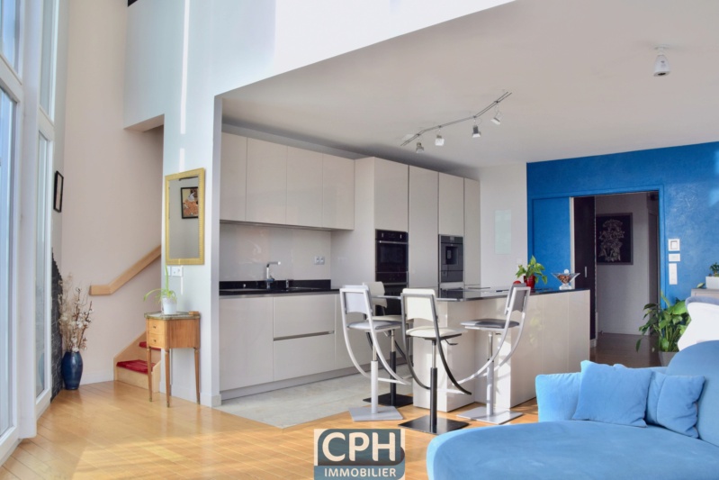 Vente appartement duplex dernier étage 159 m2 avec 74 m2 de terrasse - immeuble 2015 -  sur Parc de Billancourt - triple exposition C_phot92