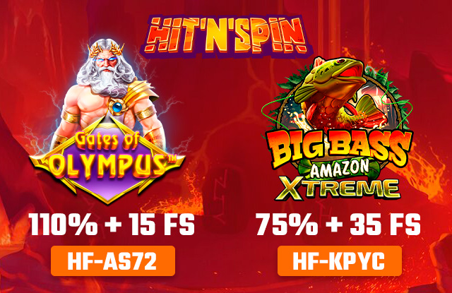 HitNSpin kasyno online 100% do 1300 PLN non-sticky oraz 100 darmowych spinów 38644910