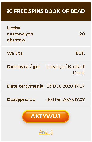 AmunRa kasyno online 20 darmowych spinów bez depozytu (exclusive) Spins10