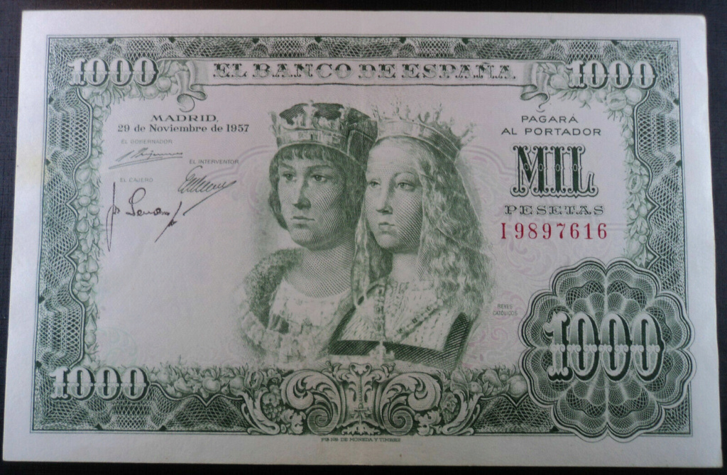  Investigación - Billetes de 1000 pts 1957 Reyes Católicos I10