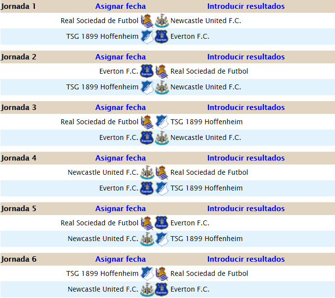 CALENDARIO - UEFA Conference League B56