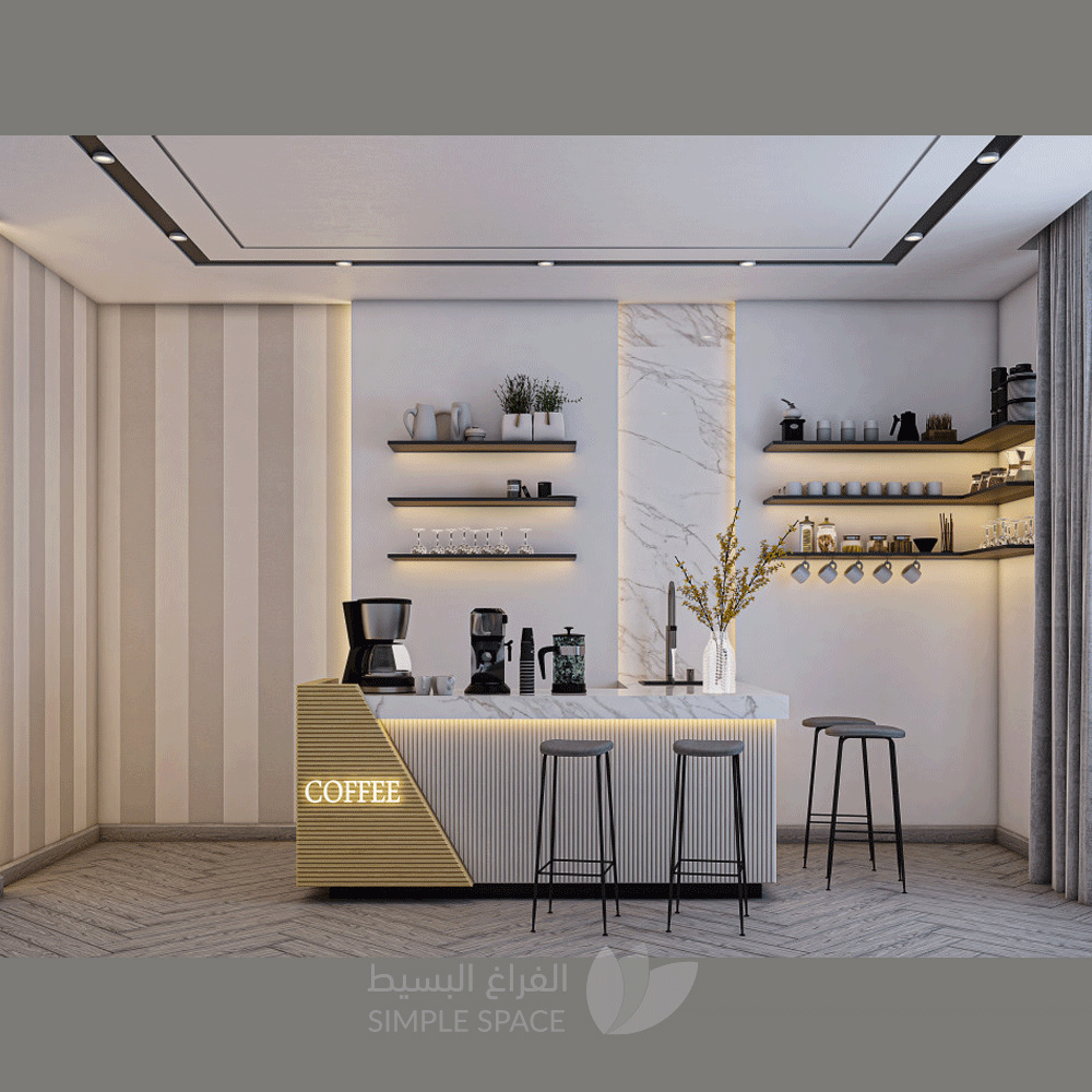 بار كافيه Bar coffee فخم - أجمل تصميم داخلي Mi2dux10
