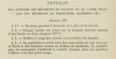 Un hiver 100% culottes/pantalons armée d'Afrique (Deux à identifier) N210