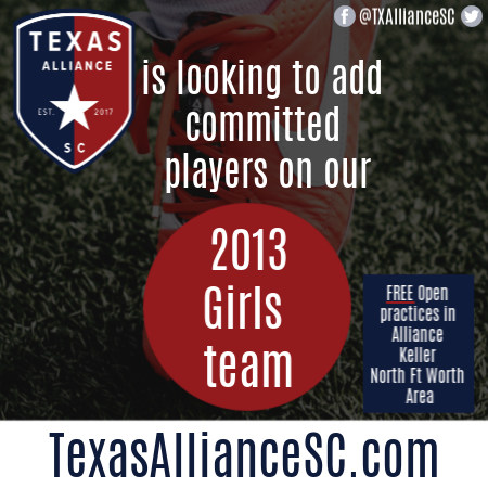 TX Alliance 2013G *Roster Availability* - North FW Adding30