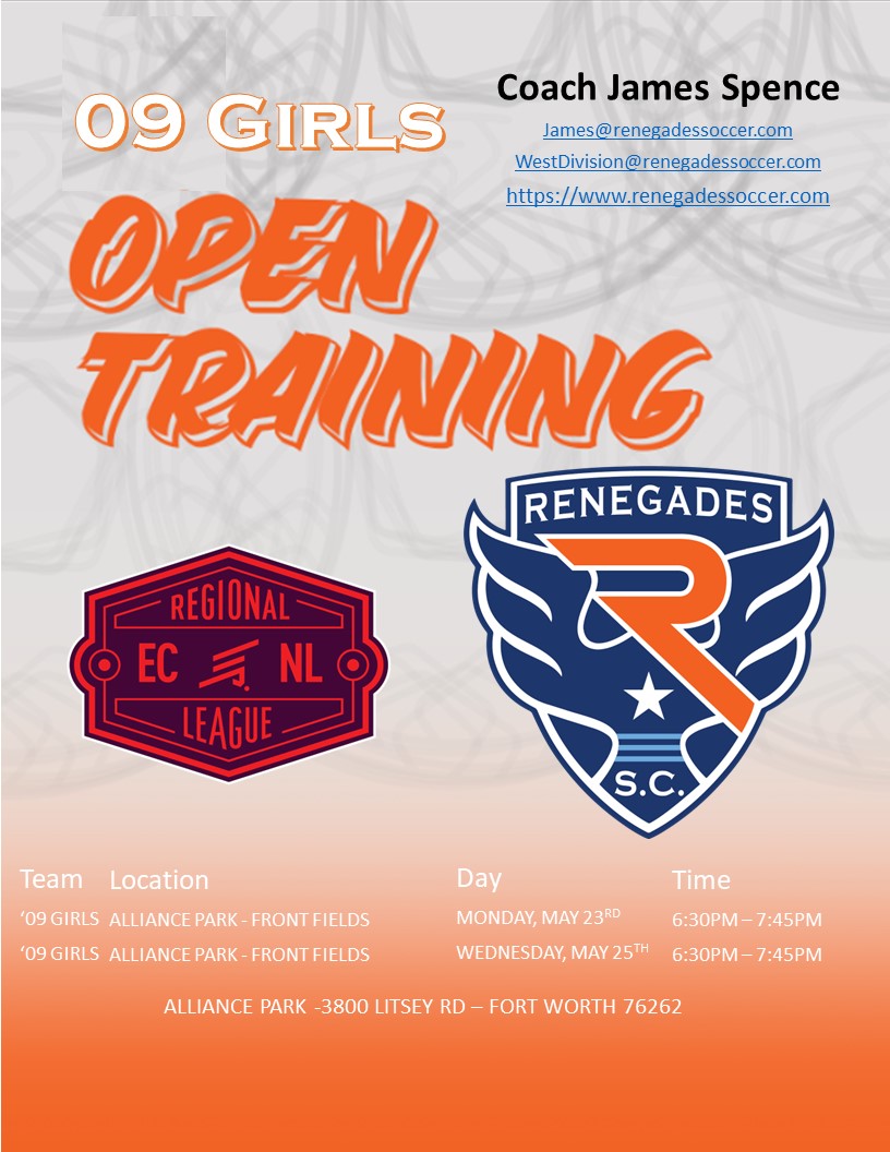 Renegades Open Training Renega12