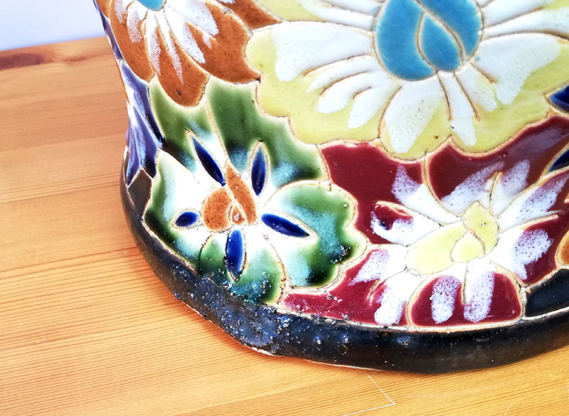 50cm Floral Vase, Asian, possibly Vietnam Img_2011