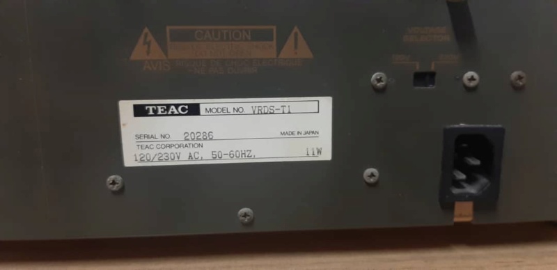 Teac vrds T1 cd transport (used) Whats233