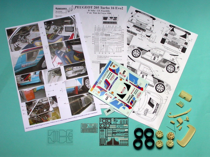 [GB Groupe B] Peugeot 205 turbo 16 tamiya 1:24 0d707710