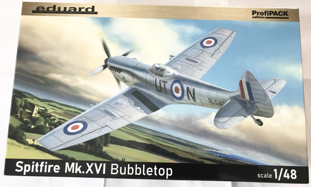 1/48 Spitfire MK.XVI Bubbletop eduard et son diorama  23d82810