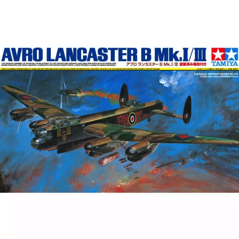 1/48 - AVRO LANCASTER MK I - TAMIYA - OUVRE BOITE Img_4811