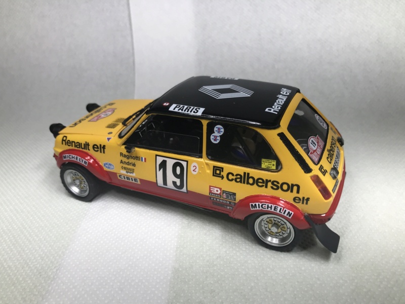 * 1/24 Renault R5 Alpine calberson Ragnotti Andrié  ITALERI  - Page 6 Img_9162