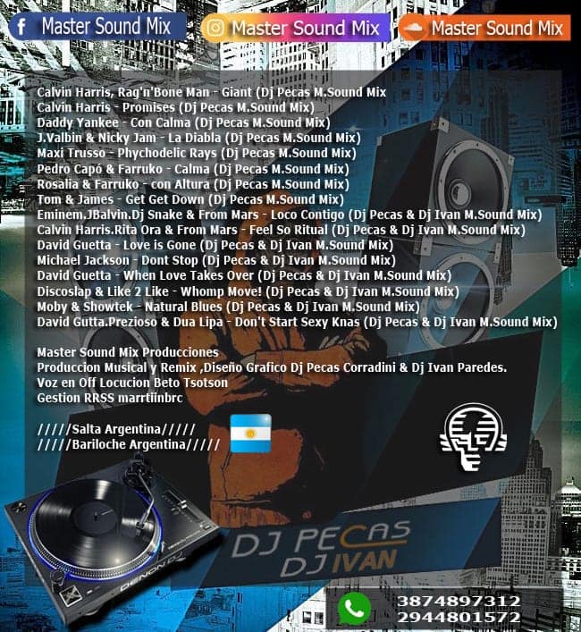 MASTER SOUND MIX 2020 - DJ PECAS - DJ IVAN (2020) 97387110