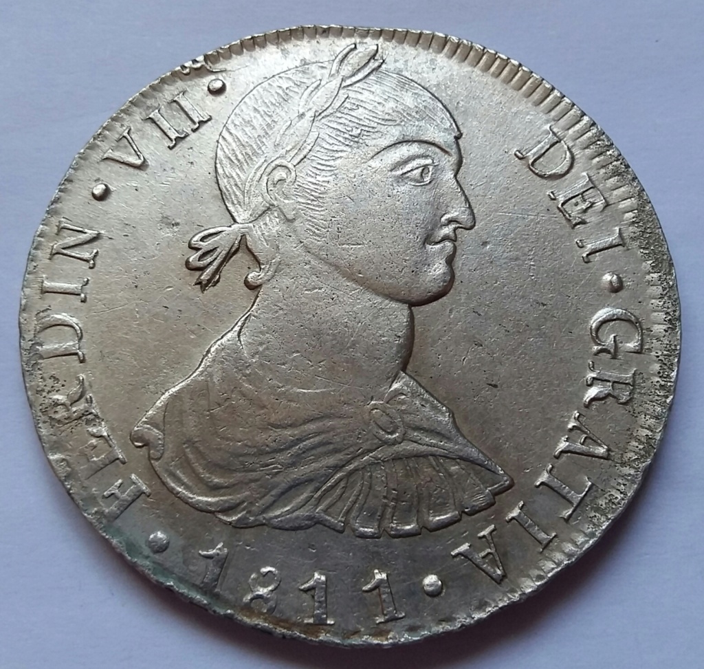 8 Reales 1811. Fernando VII. Lima JP 8_real60
