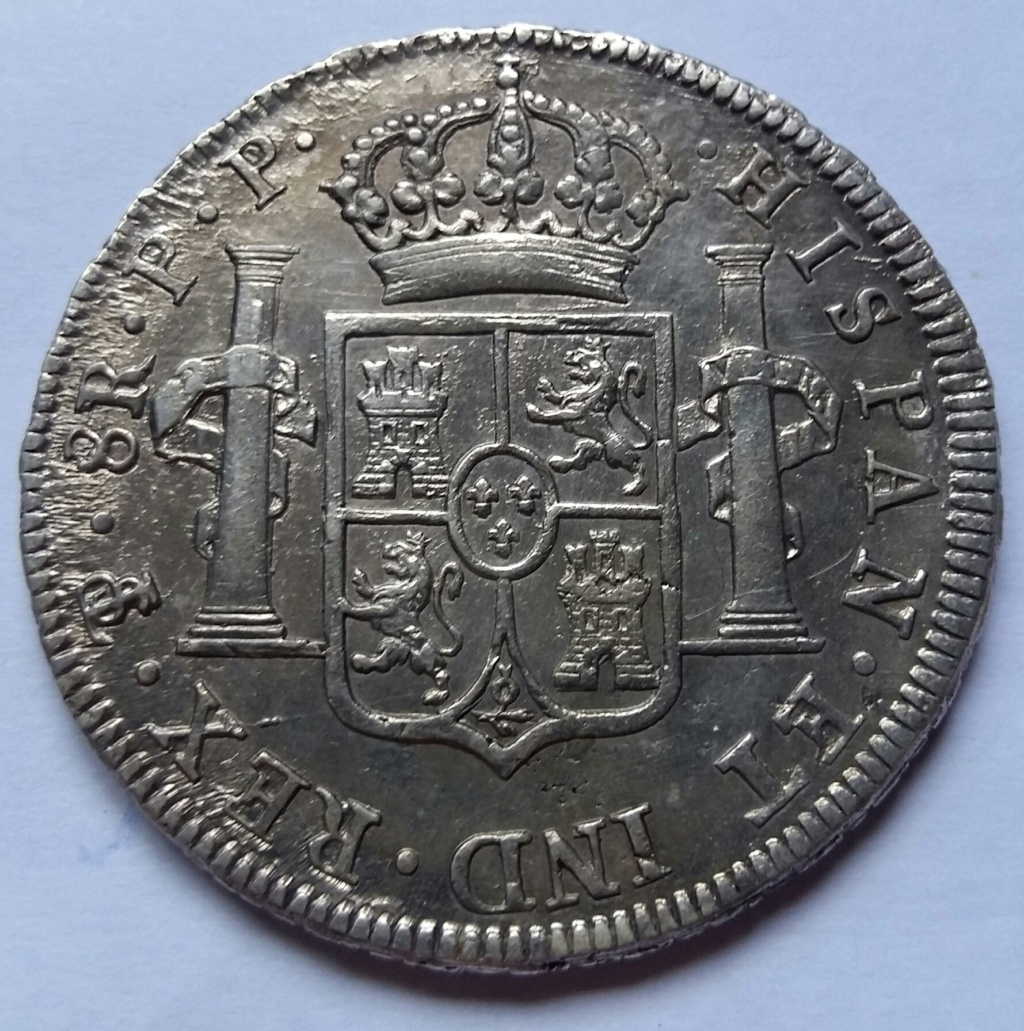 8 Reales 1795. Carlos IV. Potosí PP 8_real81