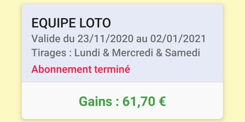 Nos jeux loto et euromillions S 48 - S 53 - 2020  45aec310