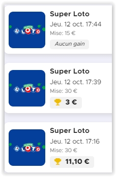 EQUIPE JACKPOT GERARDL555 >>> SUPER LOTO 13/10/2023 >>> 13 M €  Scre3895