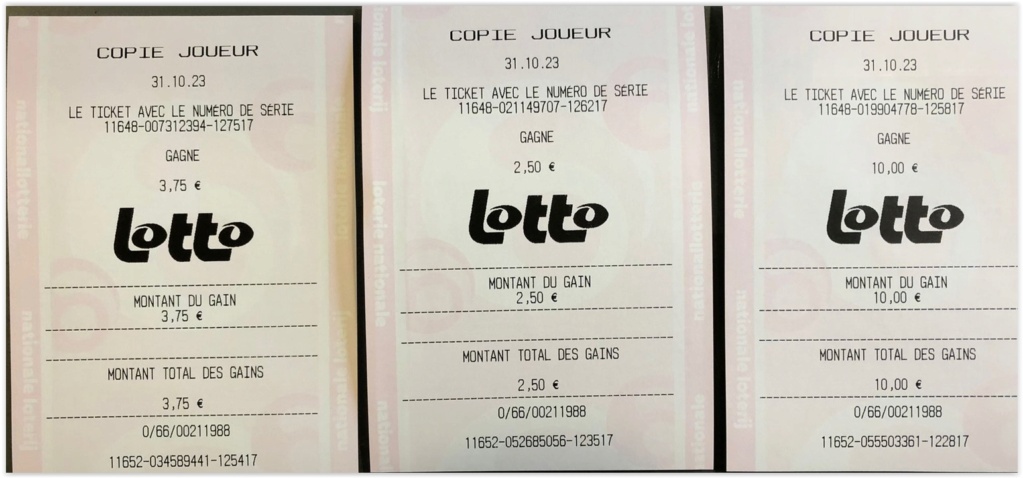 EQUIPE JACKPOT GERARDL555 >>> LOTTO 28/10/2023 >>> 2 M €   Scre3942